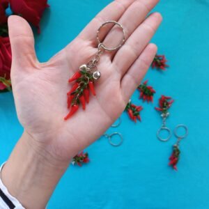 Chaveiro Pimenta de Vidro