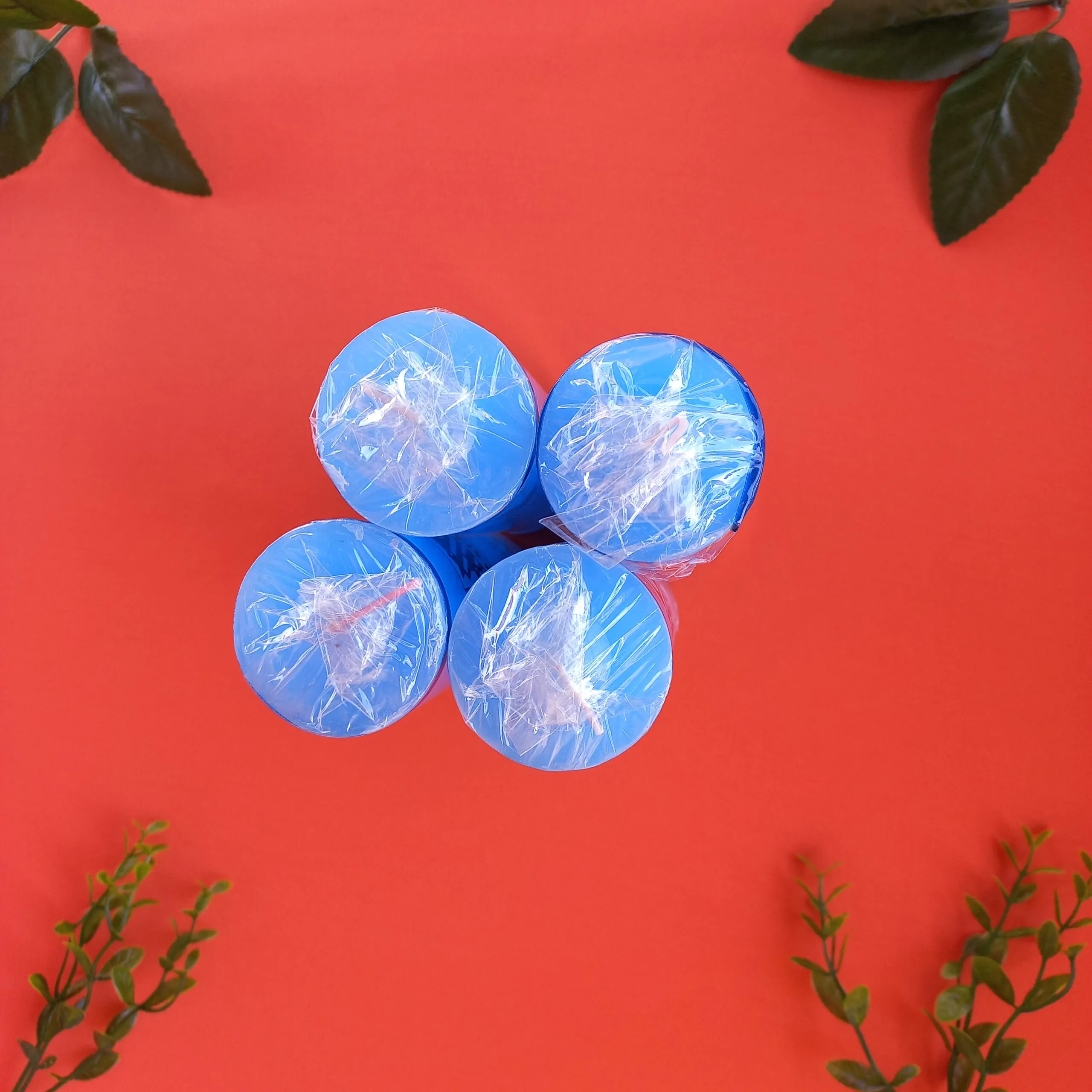 Vela 7 dias Azul Claro