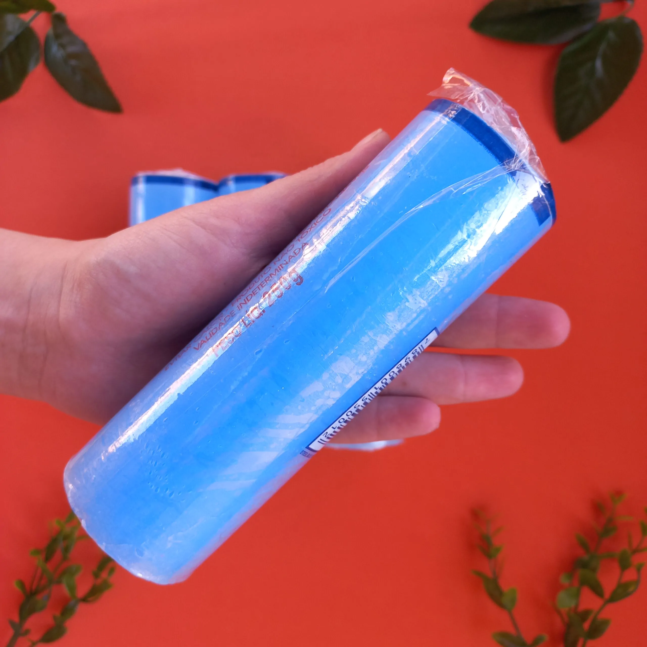 Vela 7 dias Azul Claro