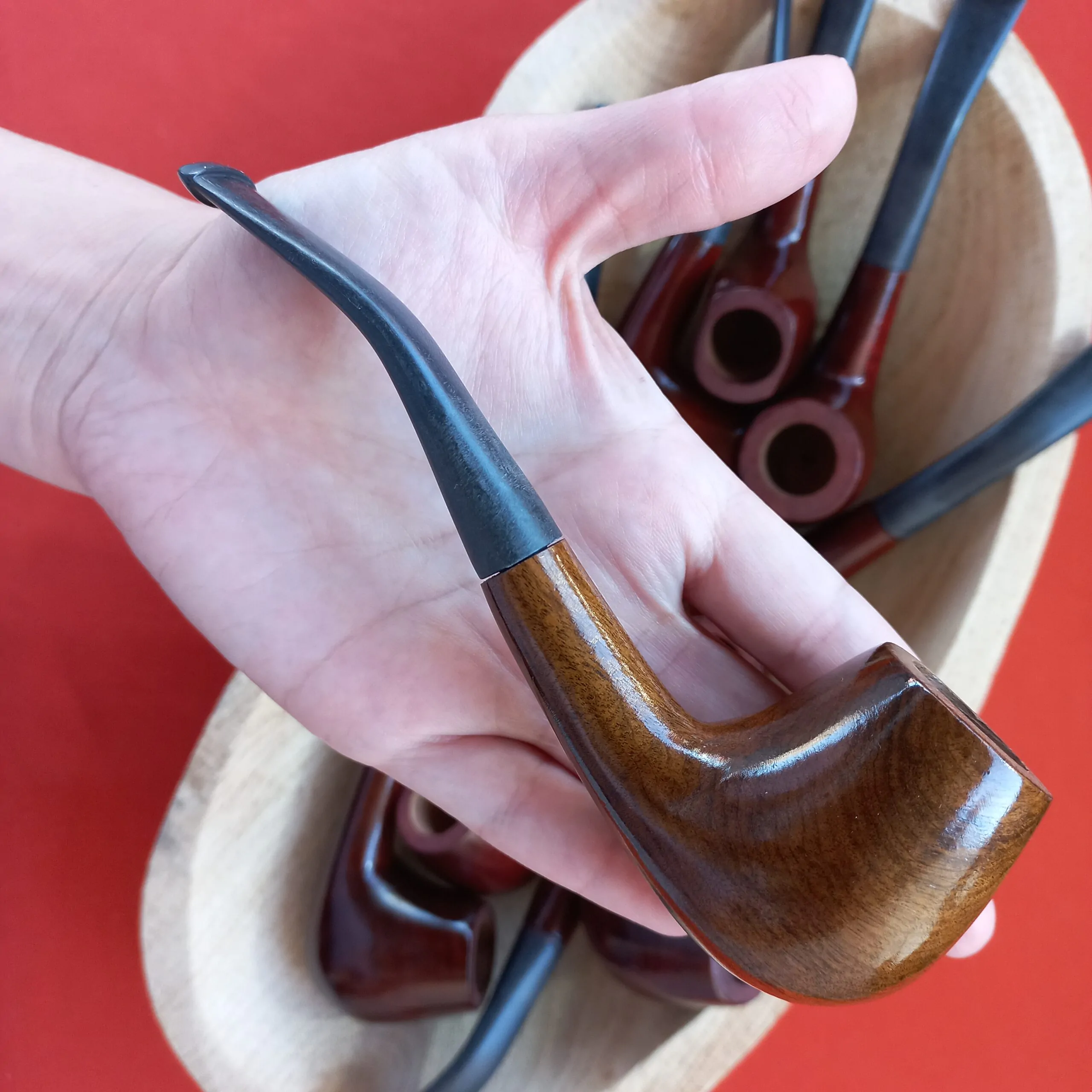 Cachimbo Curvo Madeira