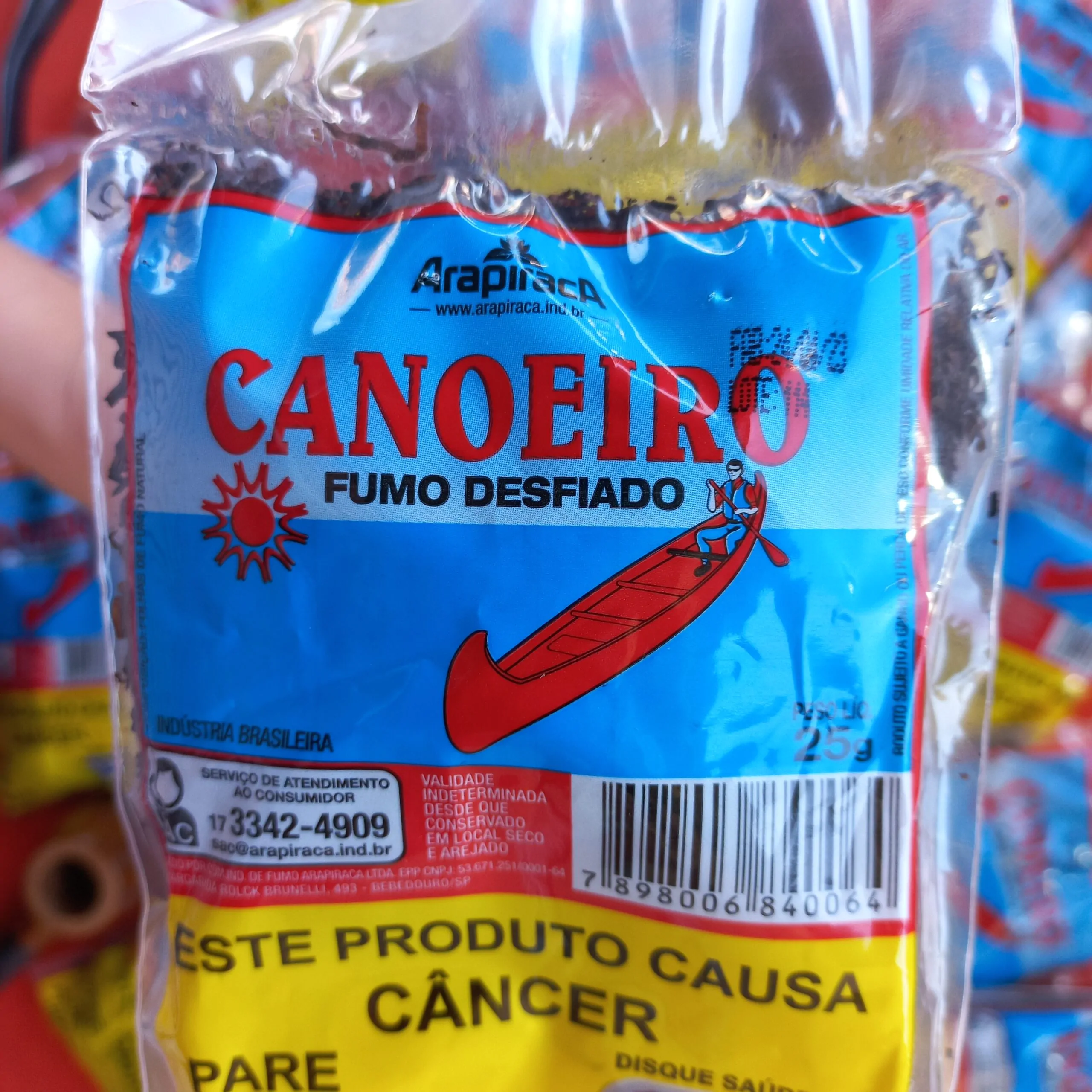 Canoeiro fumo desfiado