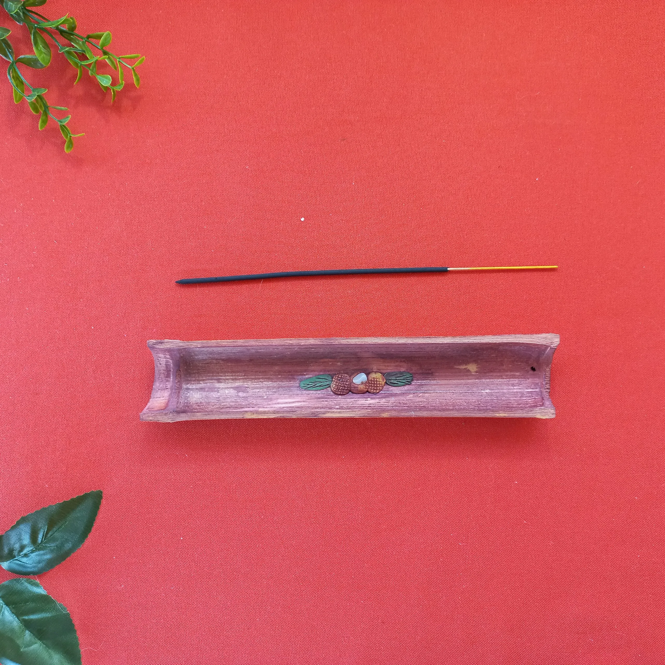 Incensário bambu