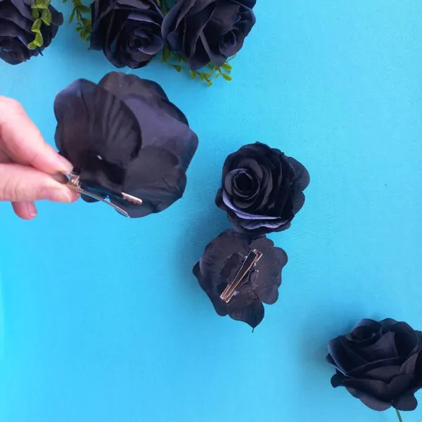 Presilha pomba gira - rosa preta
