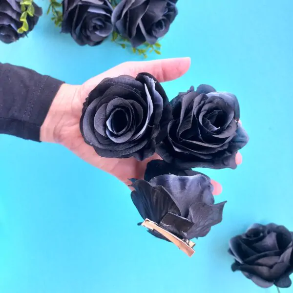 Presilha pomba gira - rosa preta