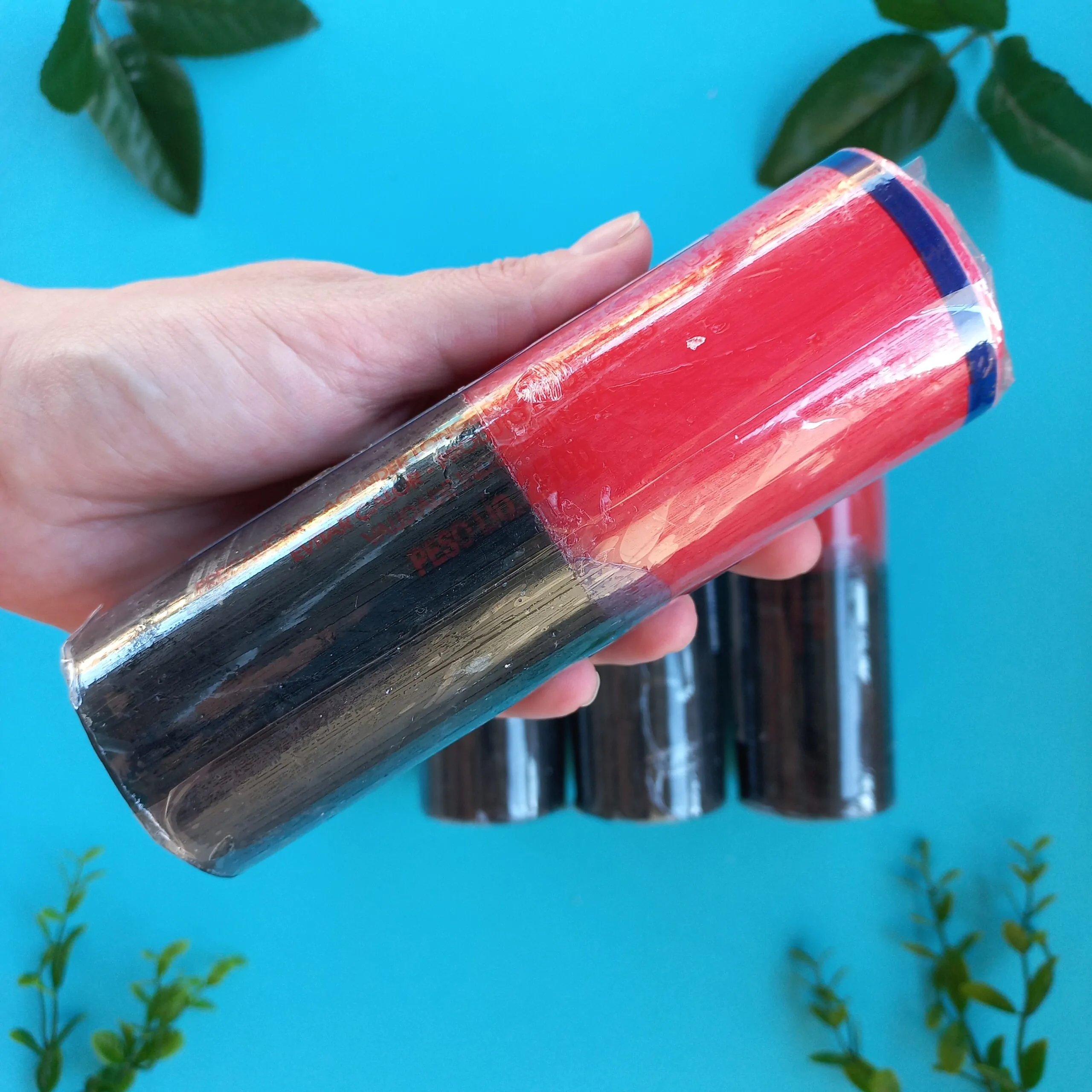 Vela 7 dias Preta e Vermelha